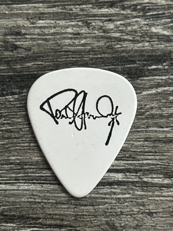 KISS Guitar Pick PAUL STANLEY Alive Worldwide Reunion White Black Vintage Kiss