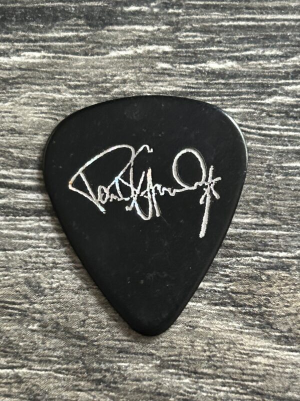 KISS Guitar Pick PAUL STANLEY Alive Worldwide Reunion Black Silver Metallic A