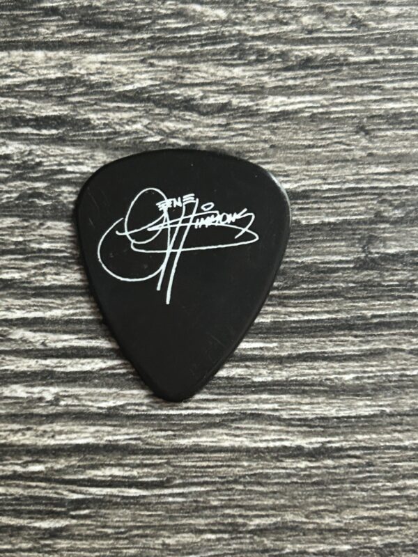 KISS Guitar Pick GENE SIMMONS Psycho Circus Spencers Black White Vintage Kiss