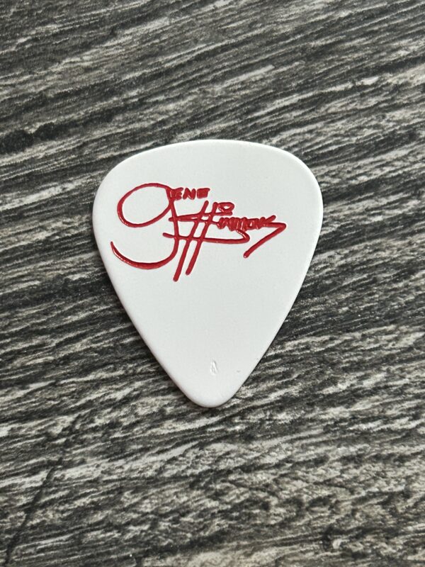 KISS Guitar Pick GENE SIMMONS Alive Worldwide Reunion White Red Vintage Kiss