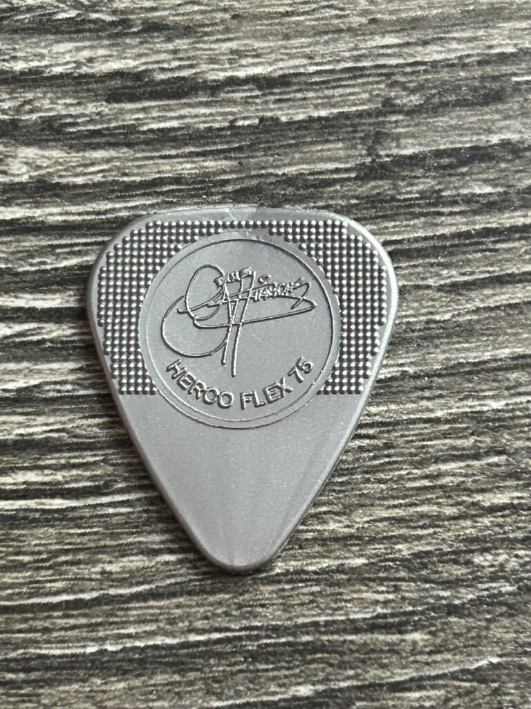 KISS Guitar Pick GENE SIMMONS Alive 35 Concert Tour Herco Gray Vintage Kiss