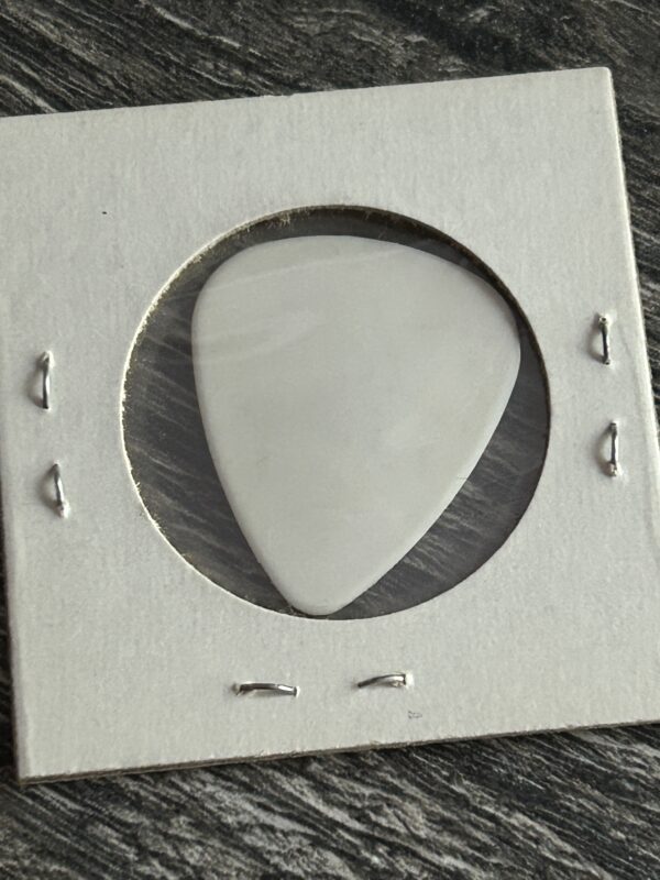 KISS Guitar Pick ACE FREHLEY Trouble Walkin White Black 1 Sided Vintage Kiss - Image 2