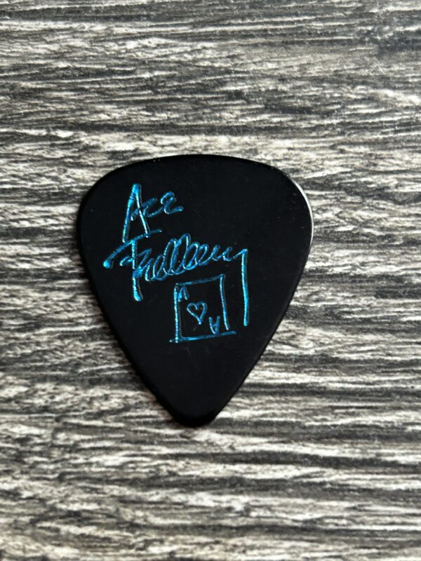 KISS Guitar Pick ACE FREHLEY Alive Worldwide Reunion Black Blue Prism Vintage