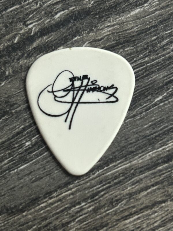 KISS Guitar Pick GENE SIMMONS Domination Tour White Black Vintage Kiss Concert