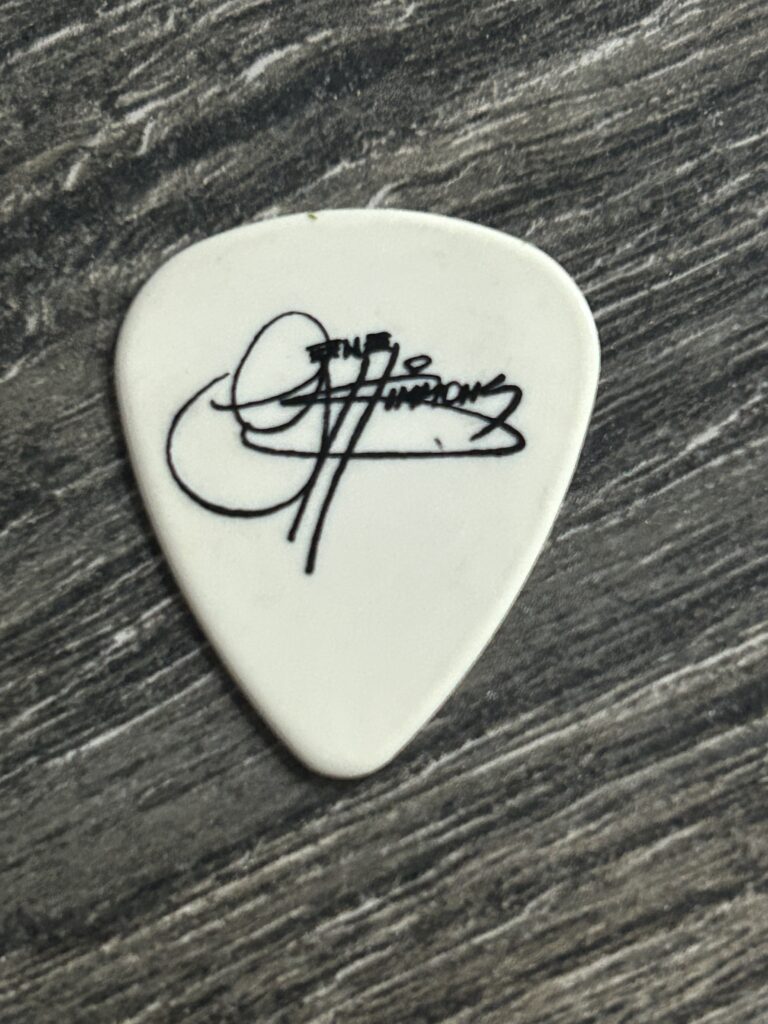 KISS Guitar Pick GENE SIMMONS Domination Tour White Black Vintage Kiss Concert