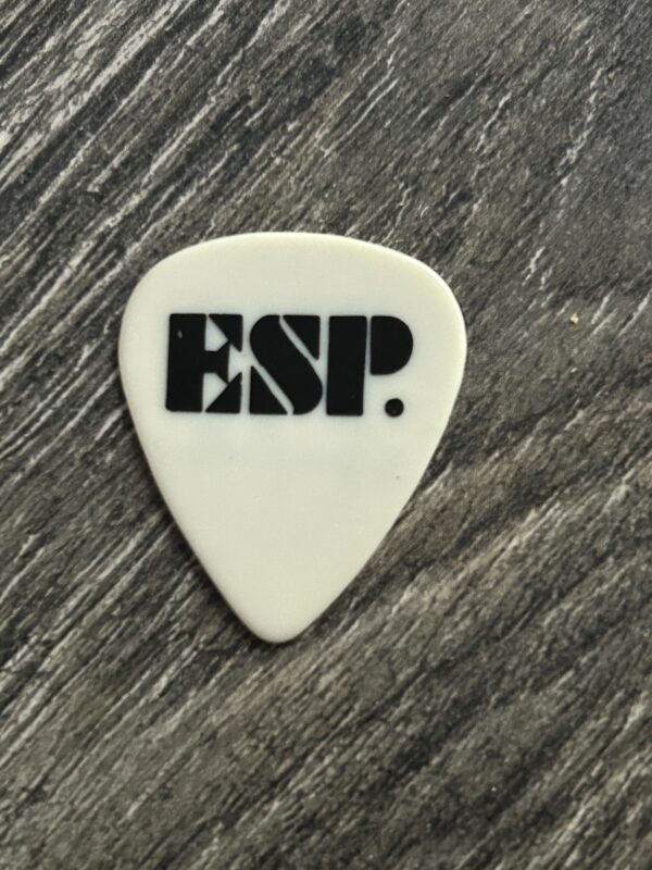 KISS Guitar Pick BRUCE KULICK ESP Guitars White Black Vintage Kiss