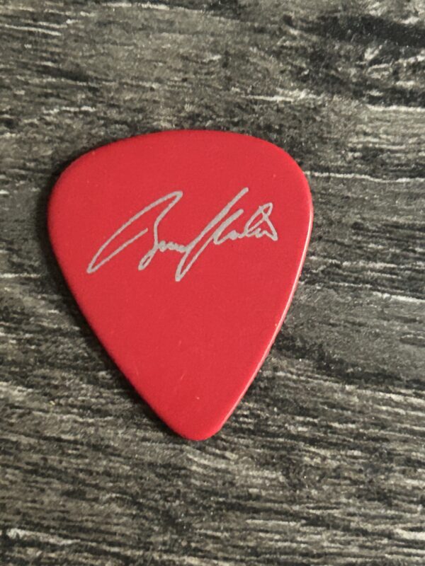 Kiss Guitar Pick BRUCE KULICK KKB 1974 Promo Red Silver Vintage Kiss