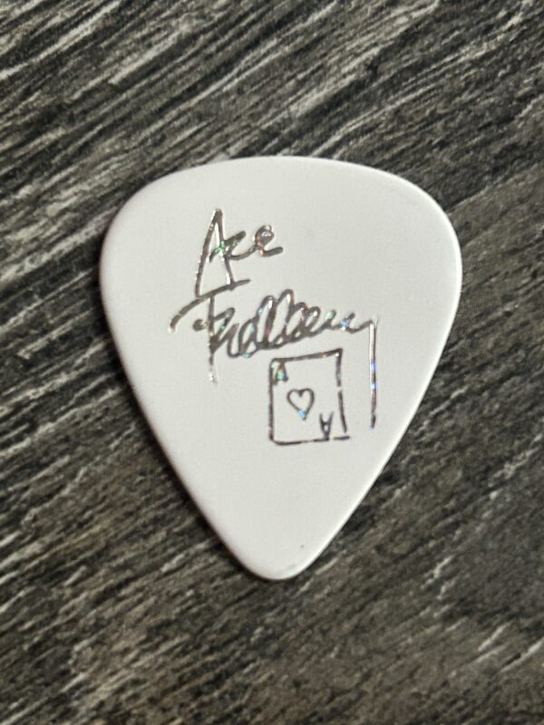 KISS Guitar Pick ACE FREHLEY Farewell Bubble Prism White Vintage Kiss Concert