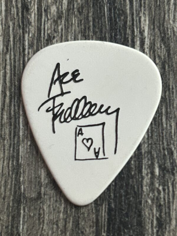 KISS Guitar Pick ACE FREHLEY Alive Worldwide Reunion White Black Vintage Kiss