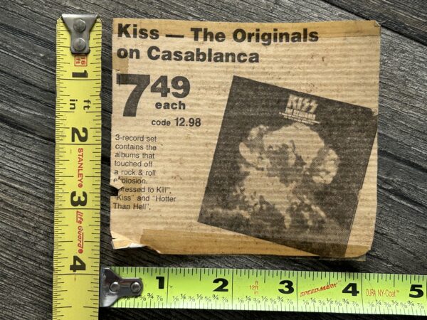 KISS Ad Advert The Originals Vinyl Record Album Set $7.49 Vintage Kiss Aucoin