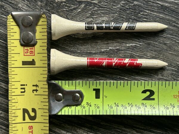 KISS Golf Tee Red Logo Black Logo Set UNUSED Vintage Kiss Memorabilia Golfing