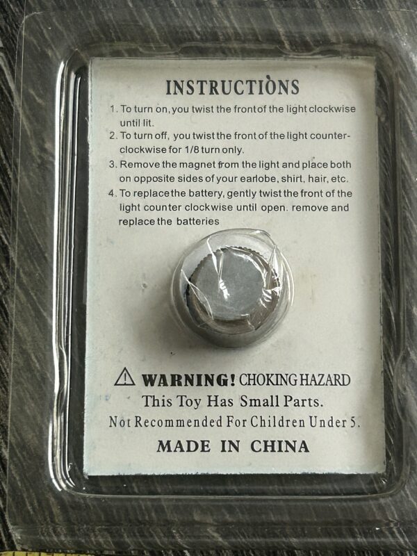 KISS Body Jewelry Magnetic Body Light UNUSED Vintage Kiss Memorabilia - Image 2