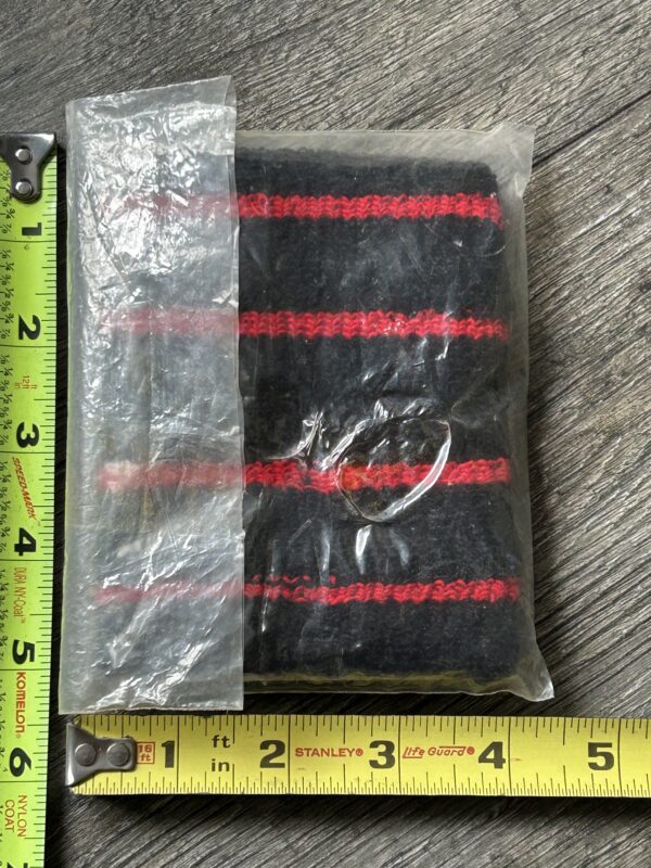 KISS Wristband Set Gold Logo Black Red Knit Vintage Kiss Memorabilia 1980's
