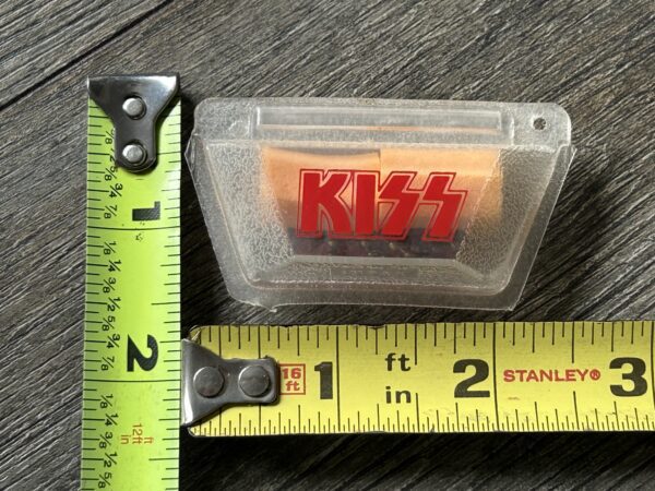 KISS Keychain Earplugs Loudest Band In The World UNUSED RightHole Vintage Kiss A
