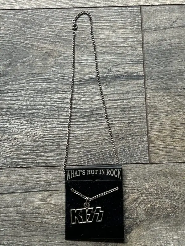KISS Pendant Necklace Jewelry Winterland 1991 UNWORN Vintage Kiss Memorabilia