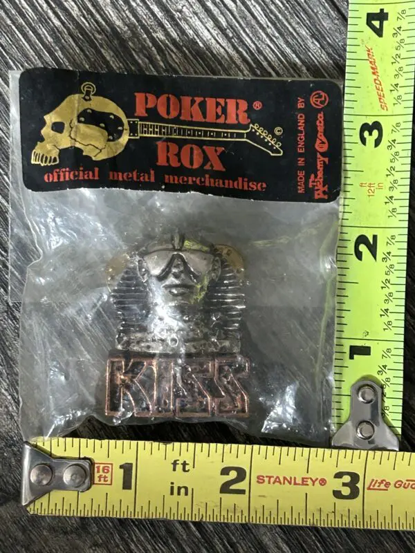 KISS Pin Badge Sphinx Hot In The Shade Germany Logo Vintage Kiss Memorabilia A
