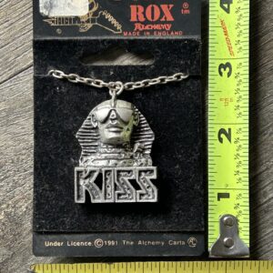 KISS Pendant Necklace Jewelry Sphinx Hot In The Shade Germany Vintage Kiss A