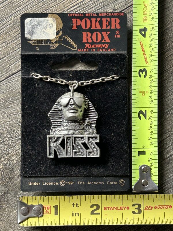 KISS Pendant Necklace Jewelry Sphinx Hot In The Shade Germany Vintage Kiss A