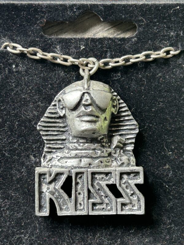 KISS Pendant Necklace Jewelry Sphinx Hot In The Shade Germany Vintage Kiss A
