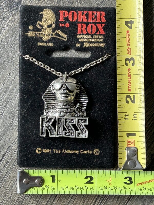 KISS Pendant Necklace Jewelry Sphinx Hot In The Shade Germany Vintage Kiss B
