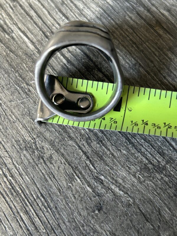 KISS Ring Gene Simmons Tongue Men's Silver Metal Vintage Kiss Memorabilia 1980's - Image 5