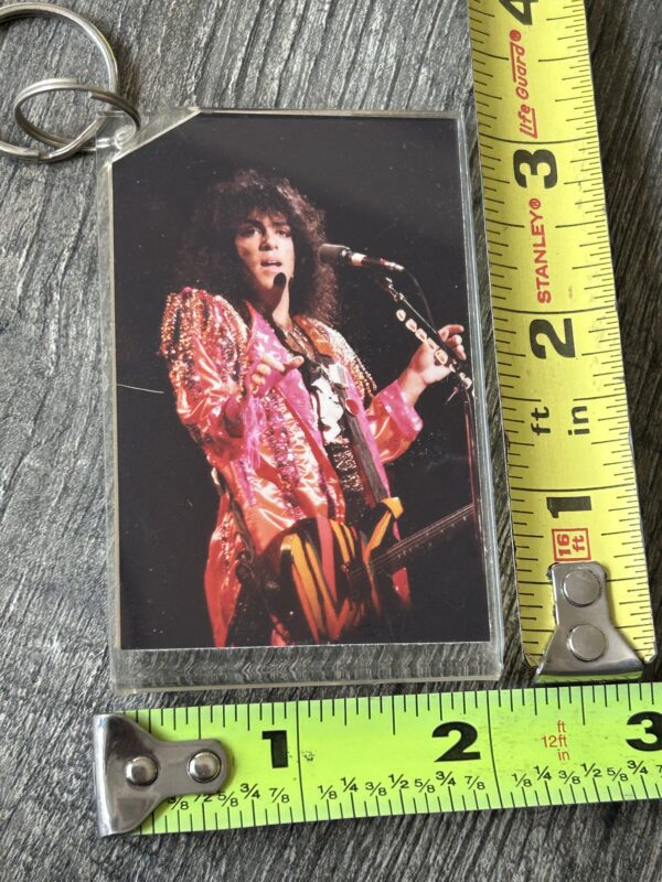 KISS Keychain PAUL STANLEY Asylum Concert Tour 2 Sided Vintage Kiss Memorabilia