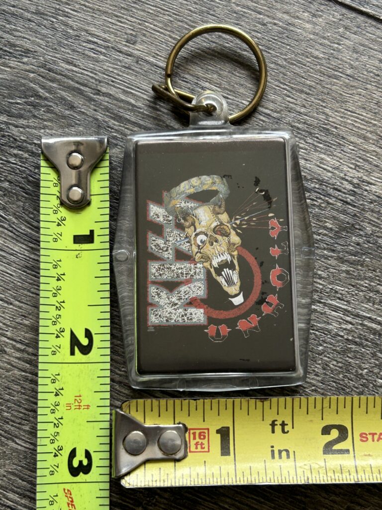 KISS Keychain w/ Condom Unholy Revenge 1992 UNUSED Vintage Kiss Memorabilia