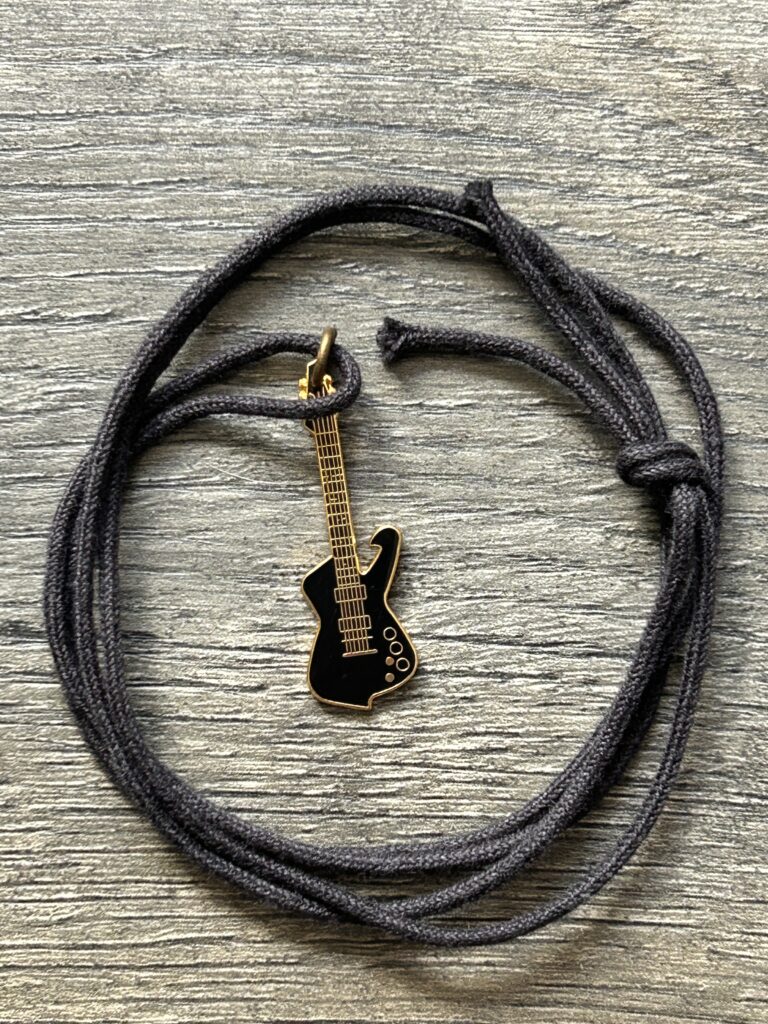 KISS Pendant Necklace Ibanez Iceman Paul Stanley Guitar Vintage Kiss Memorabila