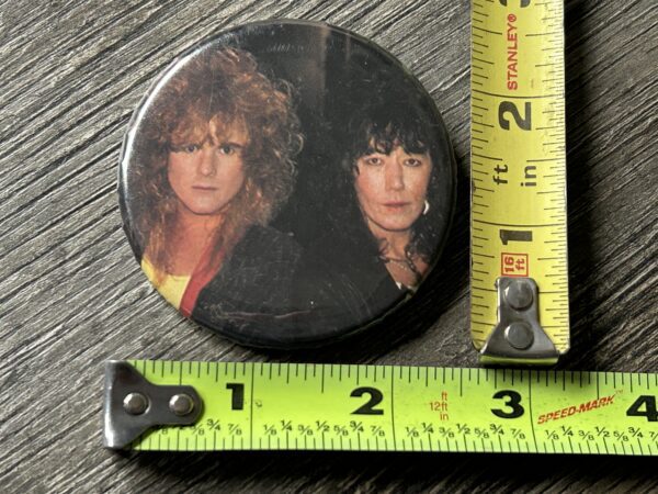 KISS Pin Button Badge ACE FREHLEY Frehley's Comet Tod Howarth Ace Vintage Kiss