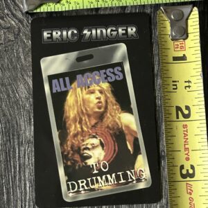 KISS Phone Card ERIC SINGER All Access To Drumming Vintage Kiss Memorabilia