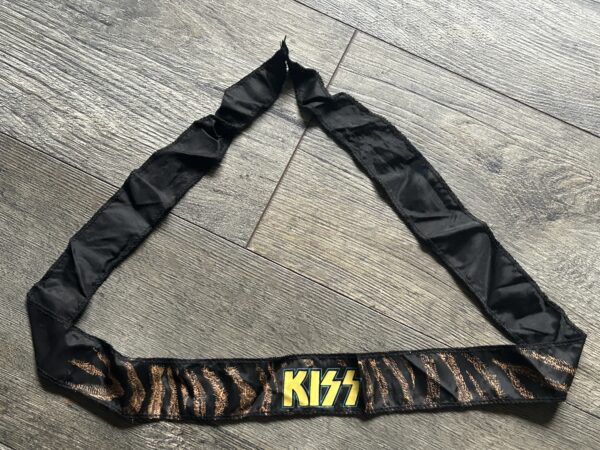 KISS Headband Armband Animalize Album 45" Long Vintage Kiss Memorabilia 1980's