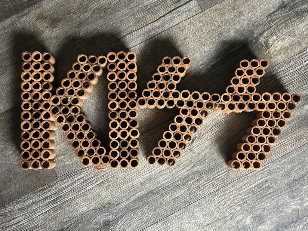 KISS Display Logo 10x24 Custom Made In 1970's Vintage Kiss Aucoin Memorabilia