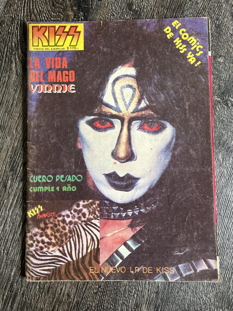KISS Fanzine Magazine Kiss #8 Vinnie Vincent Animalize Argentina Vintage Kiss
