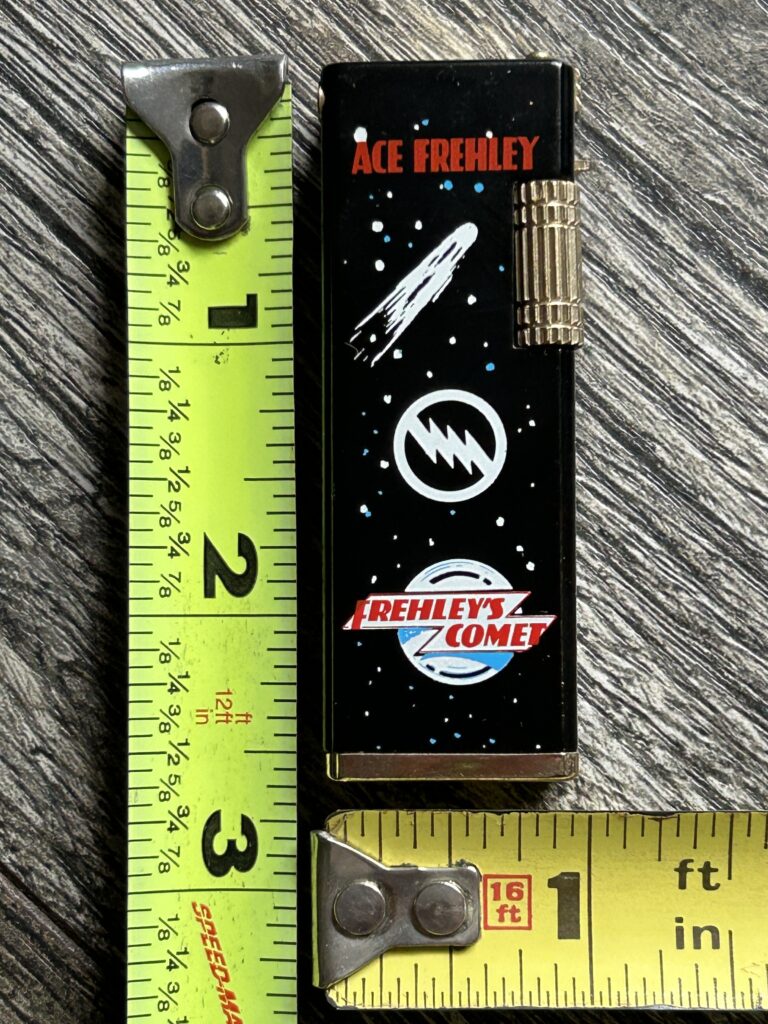 Kiss Lighter ACE FREHLEY Frehley's Comet Debut Empty Vintage Kiss Memorabilia