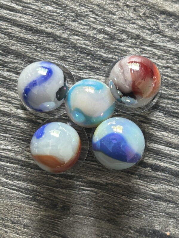 KISS Marble Set #2 1970's Faces + Kiss Logo Gene Paul Peter Ace Vintage Kiss