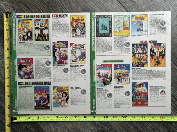 KISS Comic Ad Lot Archie Meets Kiss #630 + Trade Paperback Kiss Memorabilia