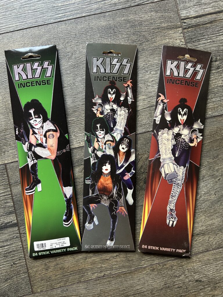 KISS Incense Gene Simmons Peter Criss Band UNUSED 2002 Vintage Kiss Memorabilia