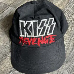 KISS Hat Revenge Promo Embroidered UNWORN Adjustable Vintage Kiss Memorabilia