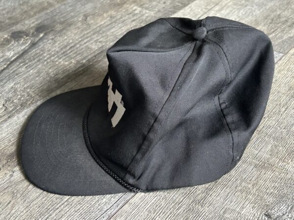 KISS Hat Silver Embroidered Logo UNWORN Winterland Revenge 1992 Vintage Kiss