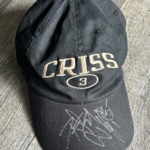 Kiss Hat PETER CRISS 3 Logo SIGNED Autograph Adjustable Vintage Kiss Memorabilia