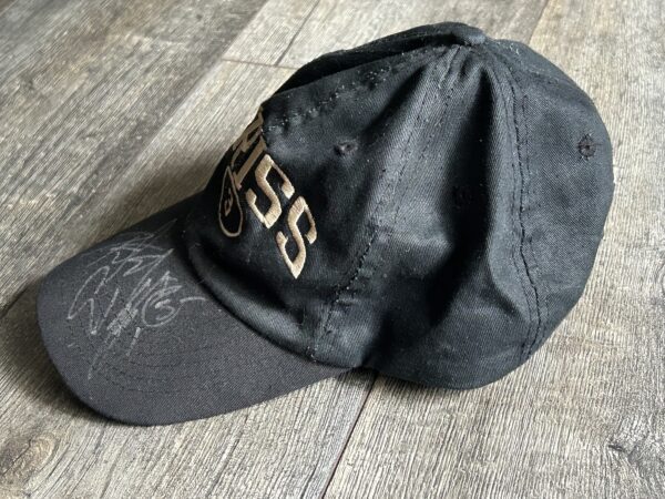 Kiss Hat PETER CRISS 3 Logo SIGNED Autograph Adjustable Vintage Kiss Memorabilia