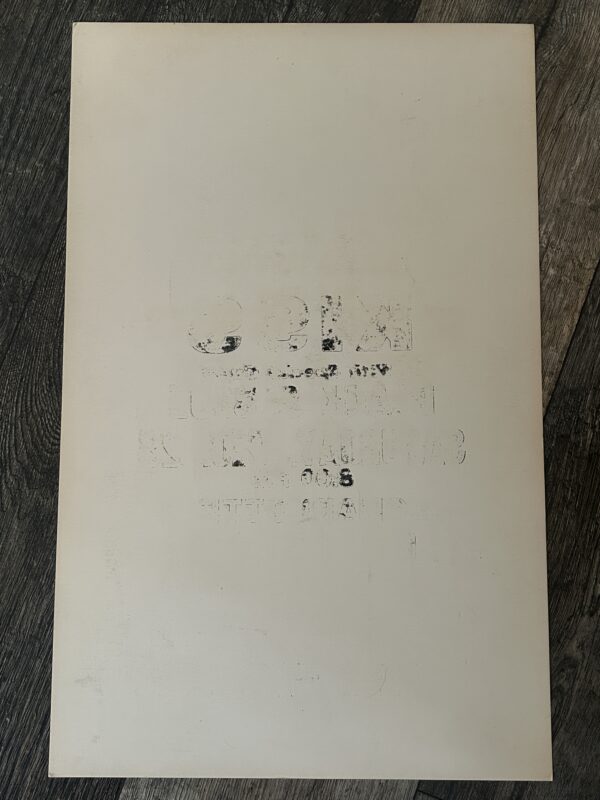 KISS Concert Poster Asylum Tour Charlotte NC Dec 28 Vintage Kiss Carr Kulick - Image 2