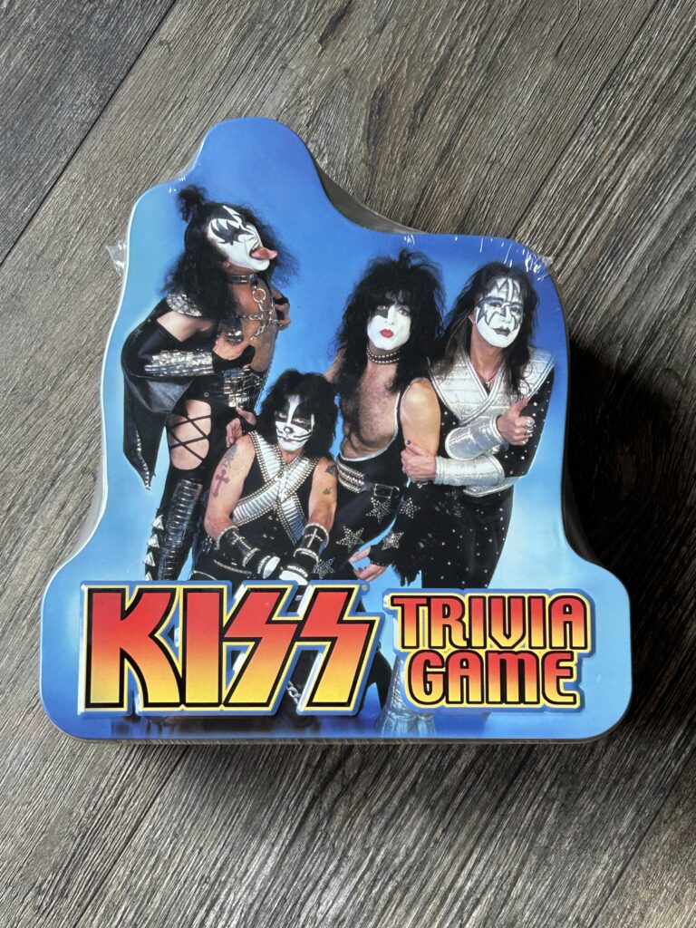 KISS Trivia Card Game Set 2003 Sealed Raised Logo Tin Vintage Kiss Memorabilia