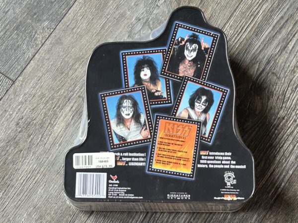 KISS Trivia Card Game Set 2003 Sealed Raised Logo Tin Vintage Kiss Memorabilia
