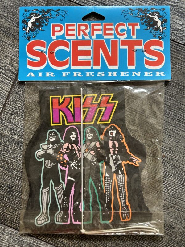 KISS Car Air Freshener LOVE GUN Sealed China Rain 1994 Vintage Kiss Memorabilia