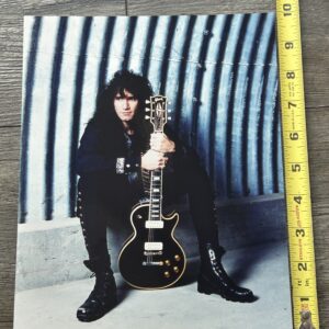 KISS Photo BRUCE KULICK Gibson Les Paul Guitar 8x10 Vintage Kiss Memorabilia