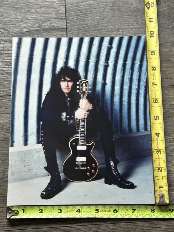 KISS Photo BRUCE KULICK Gibson Les Paul Guitar 8x10 Vintage Kiss Memorabilia
