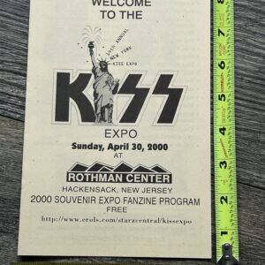KISS Program 14th NY Kiss Convention Expo BRUCE KULICK 2000 Vintage Kiss