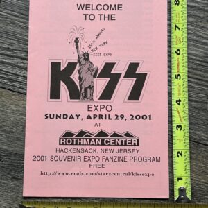 KISS Program 15th NY Kiss Convention Expo BRUCE KULICK 2001 Vintage Kiss