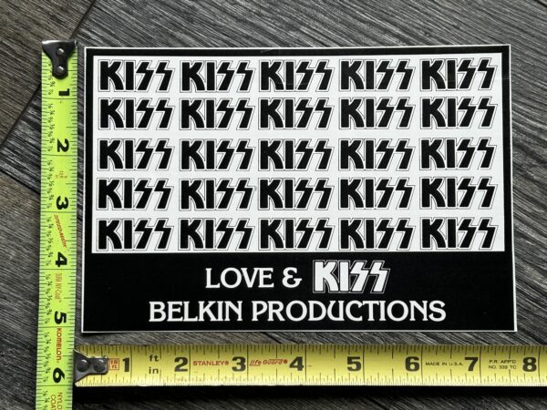 KISS Ad Alive Concert Tour Love & Kiss Belkin Productions Vintage Kiss Aucoin